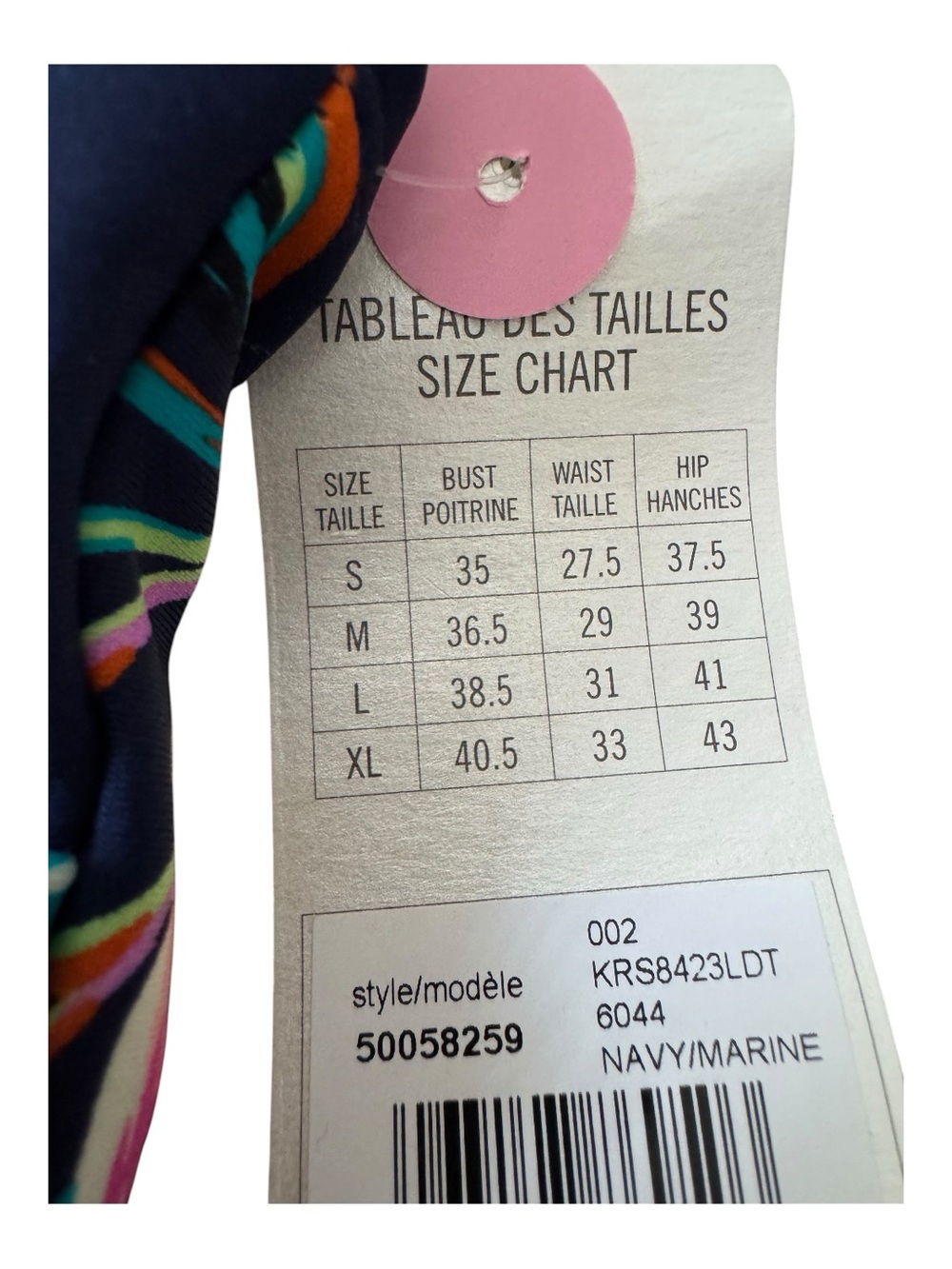 Krista Sport by Christina NWT Tankini Top S Tropical Floral Bust Enhancer - Picture 6 of 10